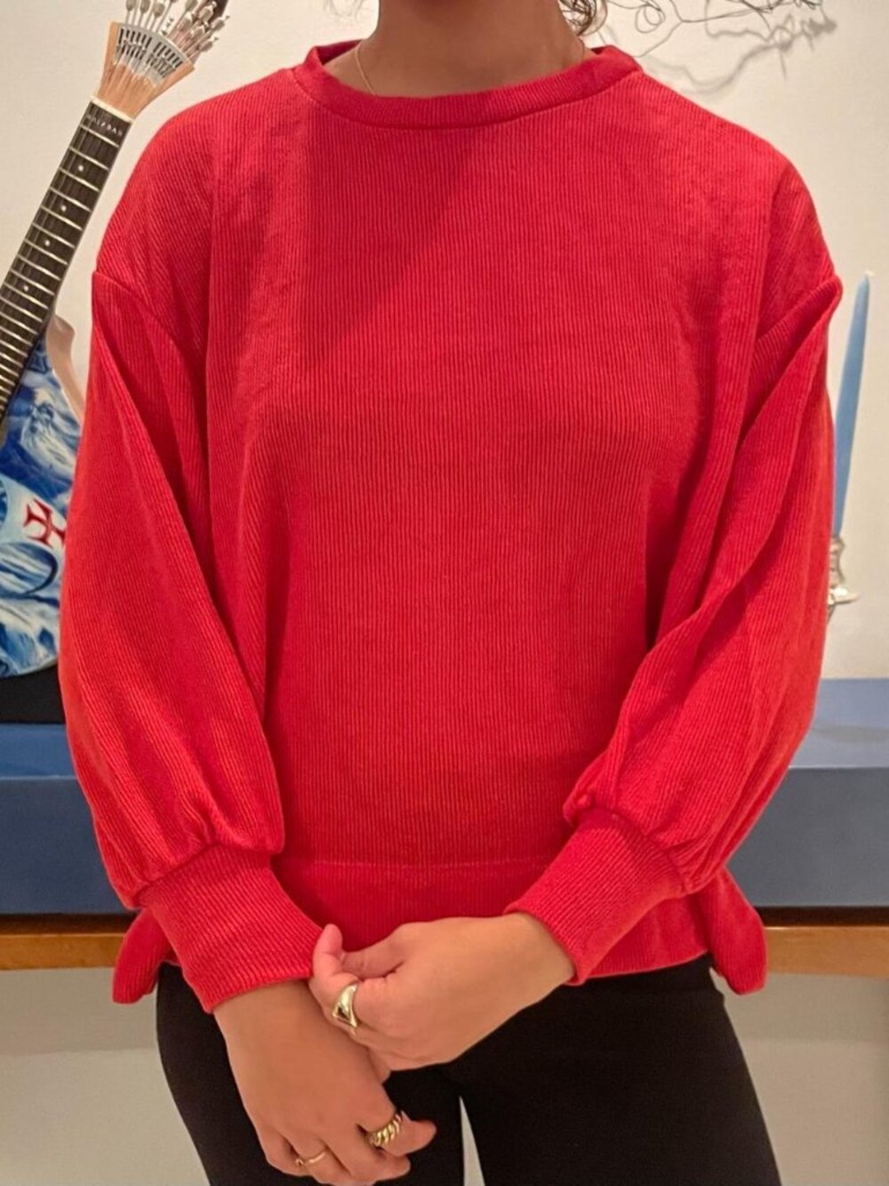 Pull&Bear Red Jumper
